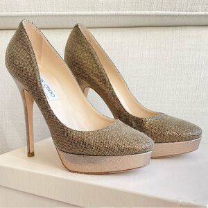 Jimmy Choo Cosmic Pumps - Size 38.5